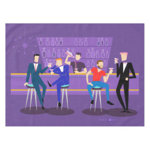 レトロのゲイバーのテーブルクロス テーブルクロス