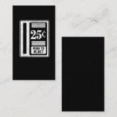 レトロのゲーマーのギフトのクラシックなアーケードの硬貨操作の25セント 名刺 (正面/裏面)