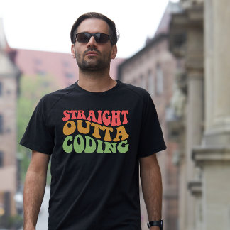 レトロのコード出力 Tシャツ
