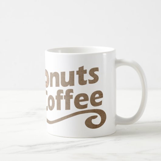 レトロのコーヒー及びドーナツ コーヒーマグカップ (右)