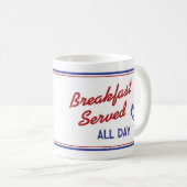 レトロのコーヒー・マグのダイナーのマグの一定のレトロのスタイル コーヒーマグカップ (正面右)