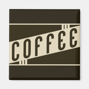 レトロのコーヒー マグネット
