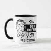 レトロのコーヒー・マグ マグカップ (左)