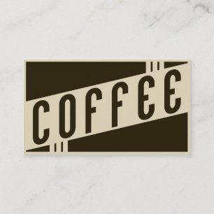 レトロのコーヒー 名刺