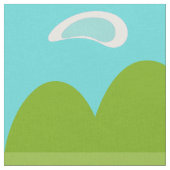 レトロのゴルファーの生地 ファブリック (クローズアップ)