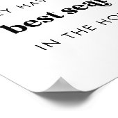 レトロのサインのメモリ内の結婚天使スクリプト ポスター (角)