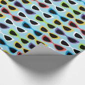 レトロのサングラスの包装紙 ラッピングペーパー (角)