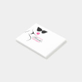 レトロのサングラス毛および美しいは決め付けを作ります ポストイット (アングル)