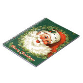 レトロのサンタPhotobook ノートブック (左側)