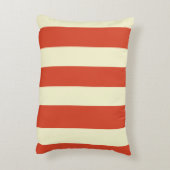 レトロのサーカスの大テントのストライプのなアクセントの枕 アクセントクッション (裏面(縦))