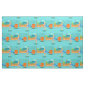 レトロのサーファーの男の生地 ファブリック (ヤード)