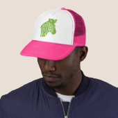 レトロのシマウマのトラック運転手の帽子 キャップ (インサイチュ)