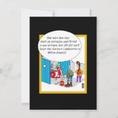 レトロのスクーターのユーモアカード カード (正面)