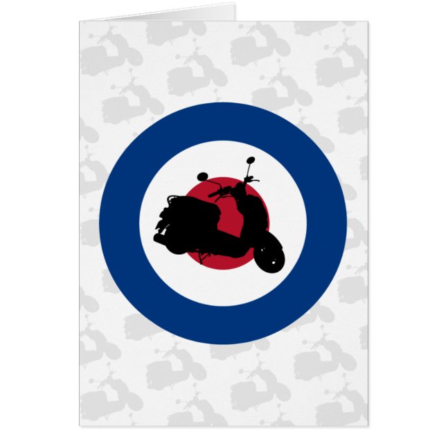 レトロのスクーターカード (正面)