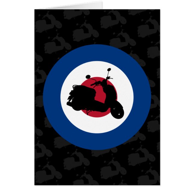 レトロのスクーターカード (正面)