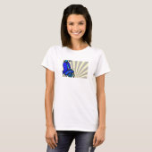 レトロのスクーター Tシャツ (正面フル)