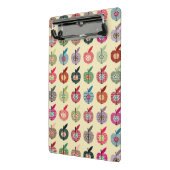 レトロのスタイルのかわいいりんご ミニクリップボード (アングル2)