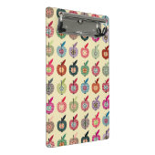 レトロのスタイルのかわいいりんご ミニクリップボード (アングル)