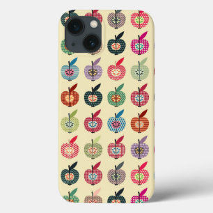 レトロのスタイルのかわいいりんご iPhone 13ケース