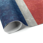 レトロのスタイルのヴィンテージの質感の英国国旗のイギリスの旗 ラッピングペーパー (ロールコーナー)