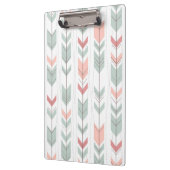 レトロのスタイルの幾何学的なパターン クリップボード (左)