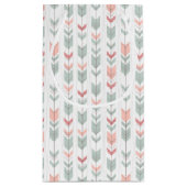 レトロのスタイルの幾何学的なパターン スモールペーパーバッグ (裏面)