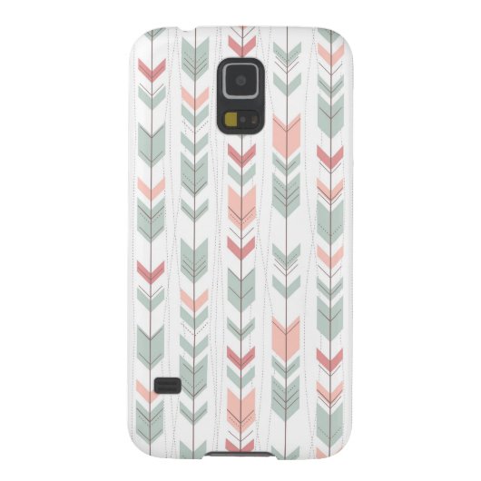 レトロのスタイルの幾何学的なパターン Case-Mate SAMSUNG GALAXYケース (裏面)