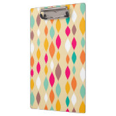 レトロのスタイルの抽象芸術パターン クリップボード (左)