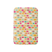 レトロのスタイルの抽象芸術パターン バスマット (正面縦)