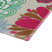 レトロのスタイルの花パターン カッティングボード (角)