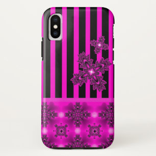 レトロのスタイルのArtdecoの花 iPhone XSケース