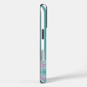 レトロのスタイルのArtdecoの花 Case-Mate iPhoneケース (裏面 / 右)