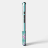 レトロのスタイルのArtdecoの花 Case-Mate iPhoneケース (裏面 / 左)