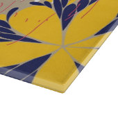 レトロのスタイル3の花パターン カッティングボード (角)