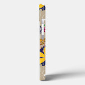 レトロのスタイル3の花パターン Case-Mate iPhoneケース (裏面 / 左)