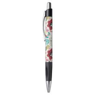 レトロのスタイル5の花パターン ボールペン