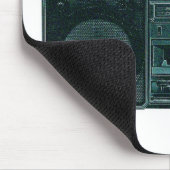 レトロのステレオのmousepad マウスパッド (コーナー)