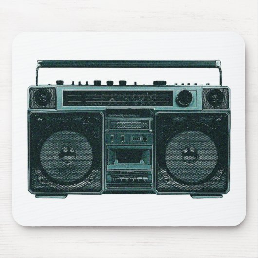 レトロのステレオのmousepad マウスパッド (正面)