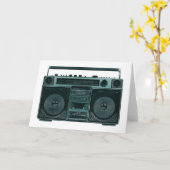 レトロのステレオカード カード (黄色い花)