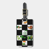 レトロのセントパトリックのユニークな日 ラゲッジタグ (正面縦)