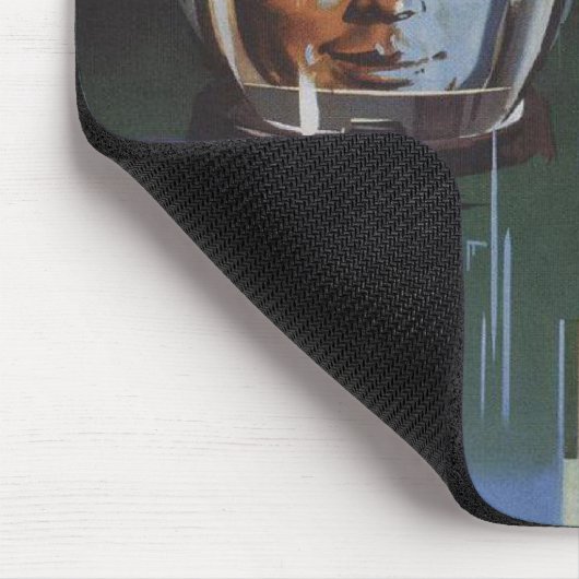 レトロのソビエト社会主義共和国連邦の宇宙計画のプロパガンダのマウスパッド マウスパッド (コーナー)