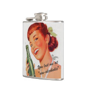 レトロのソーダ広告の冗談 フラスク (左)