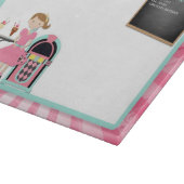 レトロのソーダ店のまな板 カッティングボード (角)