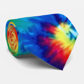 レトロのタイによって染められるサイケデリック ネクタイ (ロール)