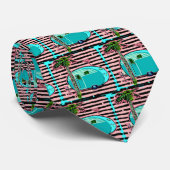 レトロのタイのヴィンテージのキャンピングカーによって缶詰にされるハムの缶のキャンピングカー ネクタイ (ロール)