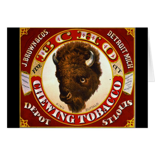 レトロのタバコのラベル1873年のa (正面横)