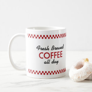 レトロのダイナーのコーヒー・マグ-レトロのデザインの飲み物用品 コーヒーマグカップ