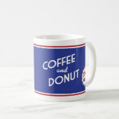 レトロのダイナーのコーヒー・マグ-レトロのデザインの飲み物用品 コーヒーマグカップ (正面右)