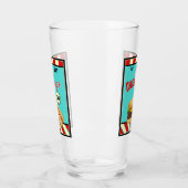 レトロのダイナーのシンボルや象徴 タンブラーグラス (左)