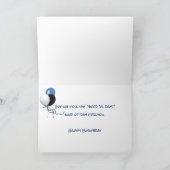 レトロのダイナーの印象主義 カード (内部)